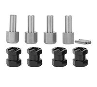 Tbest RC Wheel Hex Driver, 12mm Extension Adapter (Black)
