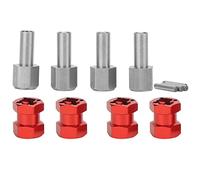Tbest RC Wheel Hex Driver, 12mm Extension Adapter (Red)