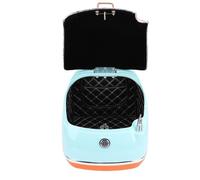 Tbest Rear Case Lock Key Retro Waterproofing 38L Top Box Electric Bike Scooter (Blue)