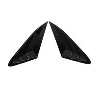 Tbest Rear Side Window Louver Cover Gloss Black Sporty Aggressive Styling Protection Privacy Shade For Kia K5 LX LXS GT 2020 2024 2PCS ABS Adhesive Mount
