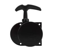 Tbest Recoil Starter Pull Starter Aluminum Low Noise for to 2 Stroke Engine Motorized Rustproof Black Coating