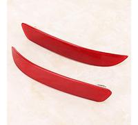Tbest Red Rear Bumper Reflector 63217158949 63217158950 ABS Durable Sturdy Long Lasting Replacement Part for E70 X5 2007 2013 Left Right Driver Passenger Side (The last pair is