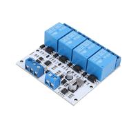 Tbest Relay Module 9600bps Automatic Adjustment Switching Circuit 4 Channel Relay Module Board with Optocoupler for RTU Protocol for RT to Is Designed Enhanced an