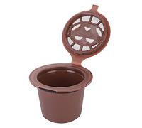 Tbest Reusable Coffee Capsules with Reuse Filter Filter Coffee Cup in Stainless Steel for, Easy Method 3pcs Together (Coffee Color)