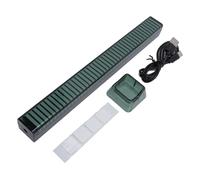 Tbest RGB Music Sync Light Bar Vibrant Dynamic LED Ambient Lighting with Sound Control for Home Decor Gaming Room ABS Material 32 Beads