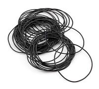 Tbest Rubber Clock O -Ring 950 PCs Seals for Watch Repair, Suitable for Watchmaking (0.5mm)