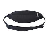 Tbest Running Waist Pack for Men Women Nylon Sport Belt Bag with Strap Zipper Closure Earphone Hole Cycling Gym Outdoor (Black)