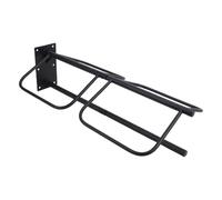 Tbest Saddle Rack Wall Mounted Heavy Duty Metal Stand with Pad Bar for Horse Saddles Pads Blankets Stables Barns Black