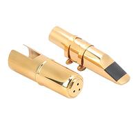 Tbest Saxophone Mouthpiece Brass Alto & Soprano Professional Mouthpiece for Jazz Classical - Hand-Polished Premium Brass, Enhanced Clarity & Comfort for Beginners Experts