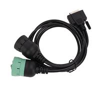 Tbest Scanner Diagnostic Cable 402048 6 Pin 9Pin Code Reader Adapter Replacement for NEXIQ USB Link1 Durable ABS Metal Rubber Construction 1 Meter Length Class 4 to 8 Vehicles