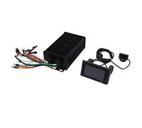 Tbest Scooter Display Controller Kit Waterproofs S966 Color Screen 60A 3 Mode 18 Tube Sine Wave Black Controller for Electric Scooter Motor Aluminum Alloy ABS