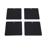 Tbest Self Adhesive Mount Pad Aluminum Cab Roof Mount Plate Magnetic Light Base 4PCS 8895404 Aluminum Roof Adhesive Magnetic Pad for Bar Warning Lights Spot Lights