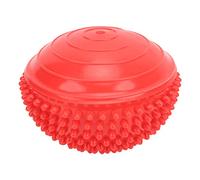 Tbest Semicircular For Feet And Relief Training Half with Textured For Yoga, Pilates, Gym & Office Thickened Rubber Balance For Adults & Kids (Red)