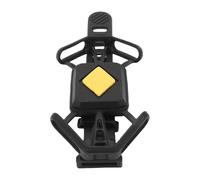 Tbest Silicone Bike Phone Holder Secure Quick Release Handlebar Cell Phone Mount for Road Mountain Bikes Motorcycle Durable Soft Non Slip Universal Fit for All Smartphones 4.7 to 7.2 (Black)