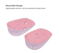 Tbest Silicone Gel Adhesive Insulation with Strong Power Arc Support for The Height Increase Green/4.1 X 2.6 Inch/3.5 Cm/1 Pair (3.5cm)