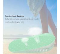Tbest Silicone Gel Adhesive Insulation with Strong Power Arc Support for The Height Increase Green/4.1 X 2.6 Inch/3.5 Cm/1 Pair (2.5cm)