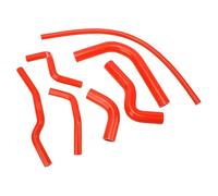 Tbest Silicone Radiator Coolant Hose Kit Leakproof Heat Durable High Performance Transfer System For Suzuki Samurai 1986 1995 (Red)