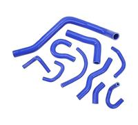 Tbest Silicone Radiator Hose Kit High Performance Coolant Heater Tube Set for CRX 1988 to 1991 Durable Material (Blue)