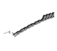 Tbest Single Speed Chain Hollow Out Bicycle Chain Fixed Gear 106 Links Steel Anti Rust Easy to Assemble Placeholder with Hollow Out Design