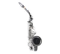 Tbest SLADE Mediant E Flat Alto Saxophone Professional Brass Sax with Hand-Carved Design Rich Includes Mouthpiece Neck Strap Reed for Students Beginners