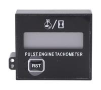 Tbest Small Digital Engine Tachometer with Waterproofing Inductive Chainsaw Tacho Gauge RPM Meter for Motorcycle Cart Kart ATV Yacht