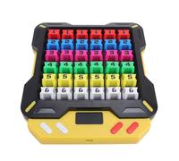 Tbest Smart Brain Training Toy, 6x6 Sudoku Puzzle Game with 36 Pieces USB Charging, Portable Logic Educational Toy for Kids Adults, Dual-Level Tool, Lightweight Design for On-the-Go