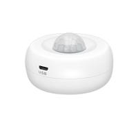 Tbest Smart PIR Motion Sensor, 360° All-Around Detection, Easy WiFi Connection, App Remote Control, Illumination Detection, Easy Install, Temperature Sensor, PIR Motion Detector for