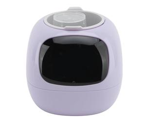 Tbest Smart Planter with AI Expression & Sensors - Interactive Plant Pot with Real-Time Light Humidity Monitoring, Customizable App Control, Multifunctional Display for Indoor Plants, (Purple)