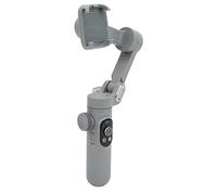 Tbest Smart X Pro 3 Axis Handheld Ball Head Stabilizer with Fill Light Focus Zoom Display for Smartphone Vlog Video Professional Content Creators ABS Material Black 605g