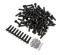 Tbest Snap in TPMS Valve Stems Rubber 100 Pack, Tire Pressure Sensor Valve Stems Replacement for Escape Explorer Edge Flex Taurus
