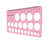 Tbest Soft Silicone Flange Size -KIT Exact Measurement Tool for Effective Pumping Comfortable Breastfeeding. Experience 2 Set for Breastfeeding