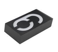 Tbest Solar Number Sign Light with Large LED Display (Number 6) | Polycrystalline solar panel, Energy-efficient, IP55 weatherproof, Easy installation, Suitable for outdoor use