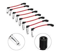 Tbest Spark Plug Wire Set 9748UU High Performance Ignition Cable Durable Aluminum Alloy Rubber Material Direct Replacement for Avalanche Escalade Yukon