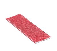 Tbest Sparkling Mic Handle Sleeve Rhinestones Universal Microphone Body Cover Protector for Stage Shows Bars Cloth Glass 18x6cm (Red)