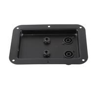 Tbest Speaker Junction Box, Dual 6.35mm Connections | Iron construction, Double XLR sockets, Compatible with 12-18 inch speakers