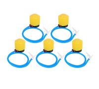 Tbest Sports Inflatable Pump,L 4.5 Inch Yellow, Foot Air Pump with Additional Nozzles for Weddings, Festivals, Ideal for Multiple Uses, Easy to Use