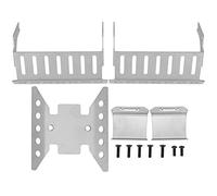 Tbest Stainless Steel Axle Protective Plates Set | Durable, corrosion-resistant, easy to install, compatible with Axial SCX10 III