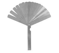 Tbest Stainless Steel Feeler Gauge 20 Blades 0.05-1Mm High Accuracy Measuring Tool for Engineers Mechanics Automotive Hvac Work