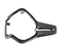 Tbest Steering Wheel Frame Panel Carbon Fiber Overlay Decoration Trim Replacement for Q60 Glossy Interior Decoration Steering Is Wheel Trim for Replacement 2017?2021 on The (Glossy)
