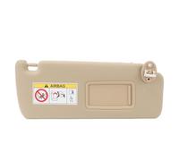 Tbest Sun Visor Beige Visor Tan Sun Front Sunshade Replacement with Mirror Left Hand Drive for Land Cruiser 2010-2023 Fourth Generation J150 (Right)