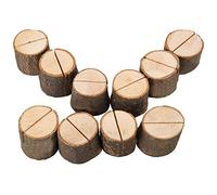 Tbest Support for a Cards de Card de la Fte Wedding in The Shape of a Stump, Clampholder Support for The Decoration of The House, Set 10 Rooms, for Wedding Favors