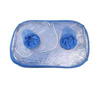 Tbest Swimming Pool Accessories,Mushroom Grow Tent Still Air Box Portable Foldable PVC 2 Arm Ports Mushroom Grow Container for Study Research