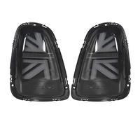 Tbest Taillight Assembly, for JCW Union Jack Smoked Lens Full LED Tail Lights Turn Lamp LED Brake Light Reverse Lamp Fits for R56 R57 R58 R59 LCI 2011-2015