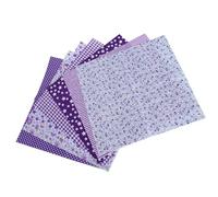 Tbest Tbest Drop Cloths Plastic Sheeting,Purple Series 7 Cloth Sets Plain Cn Small Floral DIY Cn Purple Set