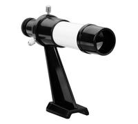 Tbest Telescope Finder Scope, 5X Astronomical Telescope Finder Scope With Inline Base Stand 5X24 Portable Crosshair Telescope Finderscope Mount Right Angle