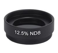 Tbest Telescope Moon Filter ND Neutral Density High Definition Acrylic Aluminum Alloy Frame Reduces Brightness Enhances Clarity Details Surface Features for 1.25 Inch Astronomical (12.5% ND8)