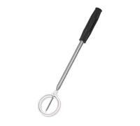 Tbest Telescoping Ball Retriever, Stainless Steel Ball Retriever with Spring Release Head Locking Clamp/Holder, Extendable to 204cm, for Accessories, Pond, Lake, Bush (White)