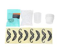 Tbest The Tool for Hair Removal with Nasal Hair Removal with Ideal for Clean Smooth Nose - Safe and Easy to Use Noses - Wax Kit for Men and Women (Including 10 Paper Cups, 8 Point Stickers)