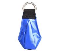 Tbest Throwing Weight Bag Throw Bag Throwing Rope with Steel Ball Filler D Ring for Tree Climbing Rock Climbing Outdoor Sports (Blue)