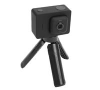 Tbest Thumb Camera 1080P FHD Wide Angle Anti Shake Split Magnetic Action with APP Tripod for Outdoor Cycling Hiking Pet Life ABS Metal Built in 128GB Storage (Black)